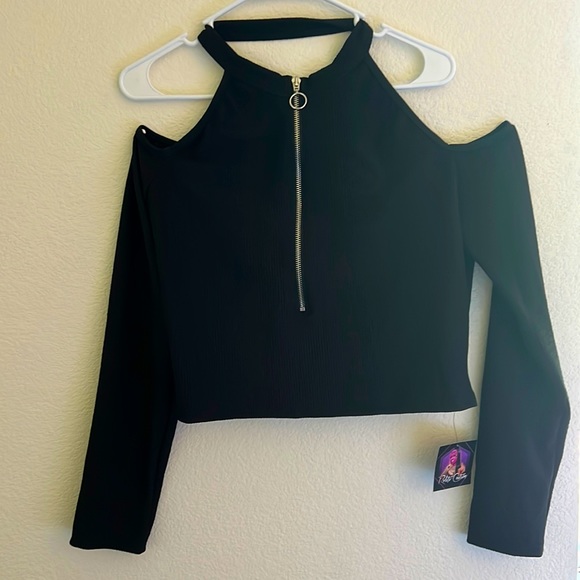 Rolita Couture Halter Off the Shoulder Rave Top - Picture 1 of 2